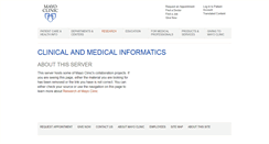 Desktop Screenshot of informatics.mayo.edu