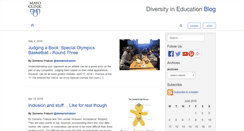 Desktop Screenshot of educationdiversityblog.mayo.edu