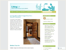 Tablet Screenshot of liblog.mayo.edu